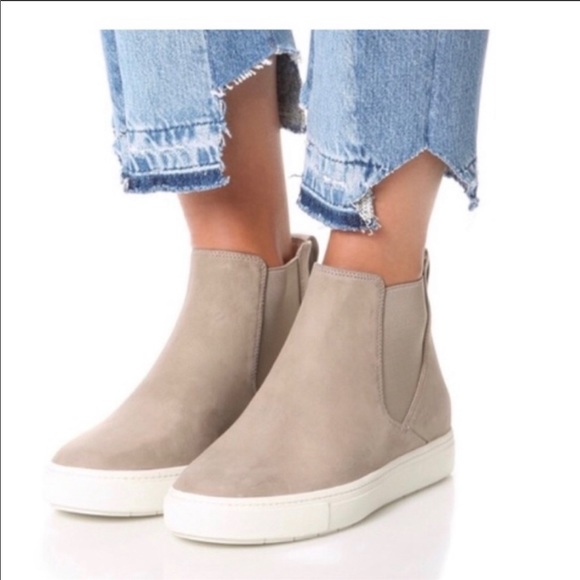 Vince Shoes - Vince Newlyn High Top Suede Sneakers
